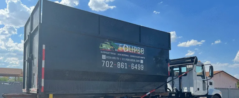 Las Vegas dumpster rental truck