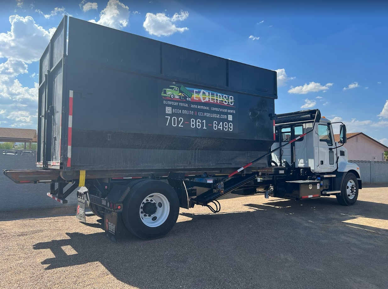 Las Vegas dumpster rental truck