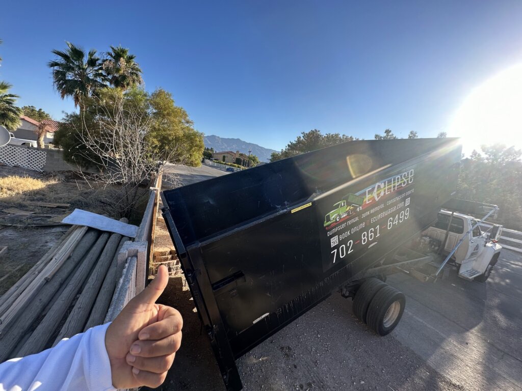 16 yard side off dumpster, Las Vegas.