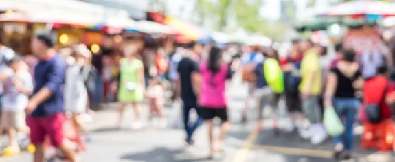 Large outdoor gathering